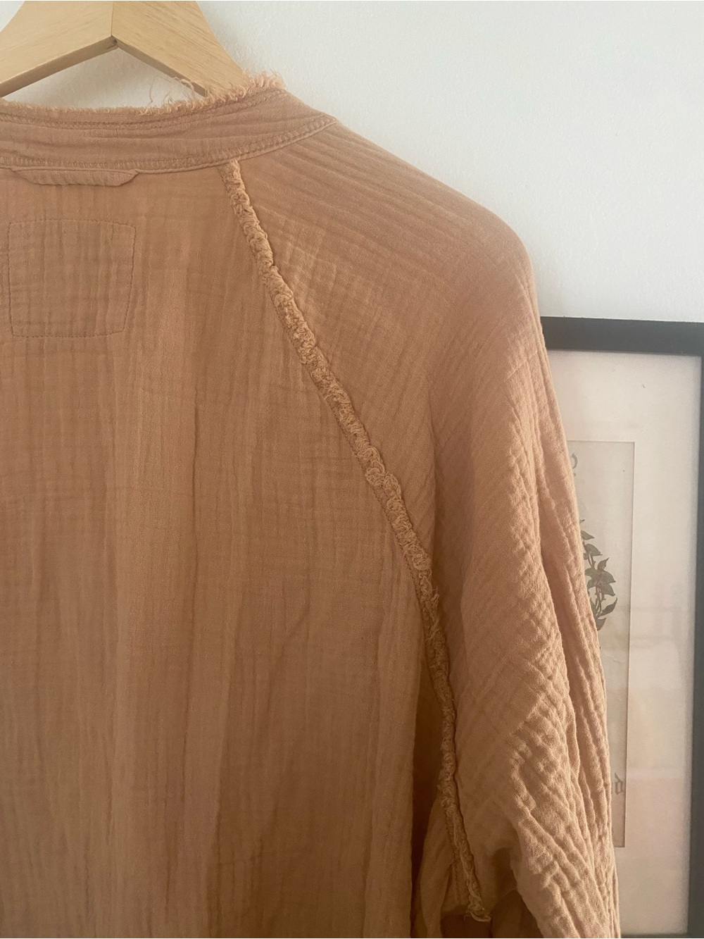 Aerie pool to party gauze button up - Picture 5 of 6